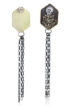 Botanical Kindred Skull Fringe Studs