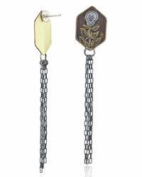 Botanical Kindred Skull Fringe Studs