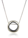 O.C.D. Rounded Square Grayscale - Sterling Necklace