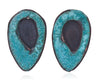 Patina: Copper Teal Teardrop Studs