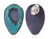 Patina: Copper Teal Teardrop Studs