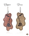 Metal Difference Chart:
Copper Earrings on Left and Brass Earrings on Right. v5