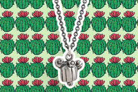 Cactus Popsicle Pendant