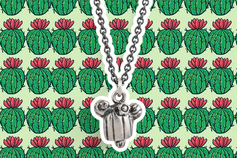 Cactus Popsicle Pendant