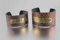 Mindfulness Affirmation Adjustable Cuff Bracelets