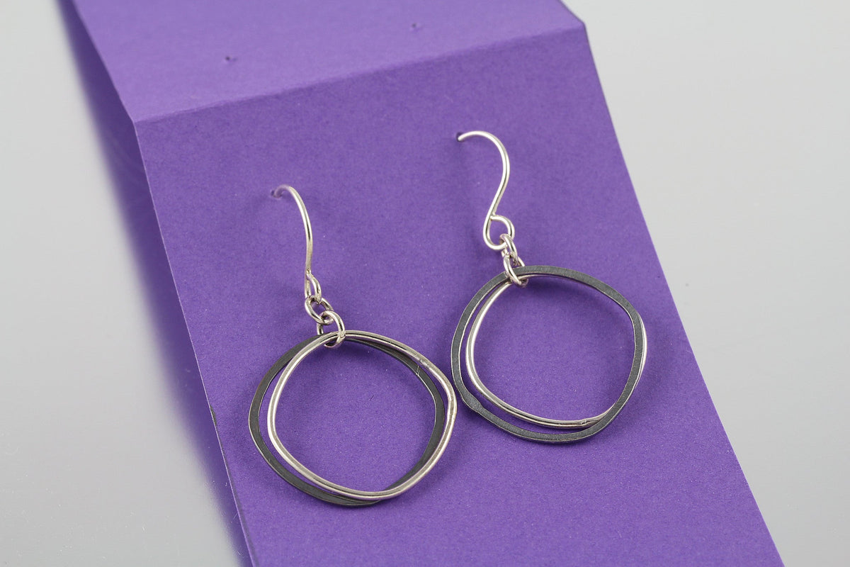 Two-Toned Rounded Square Dangles Creative Dexterity