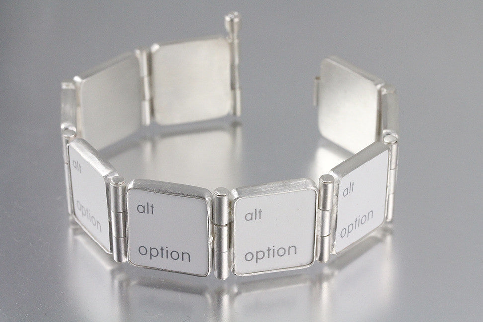 Alternative Option Key Hinged Bracelet Creative Dexterity