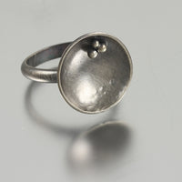 Dome Ring with Beads- Size 8.25