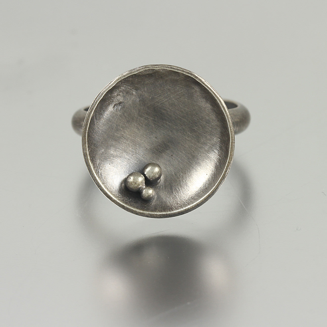 Dome Ring with Beads- Size 8.25