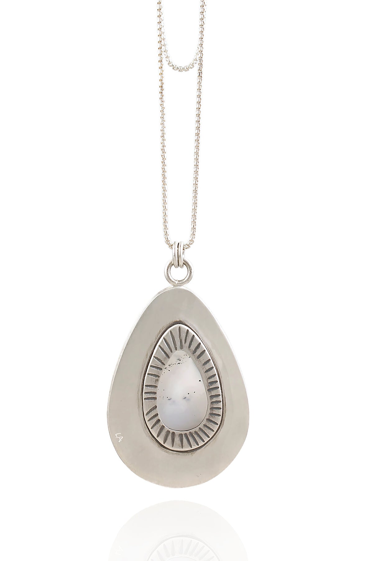 Dendritic Teardrop Peekaboo Pendant Creative Dexterity