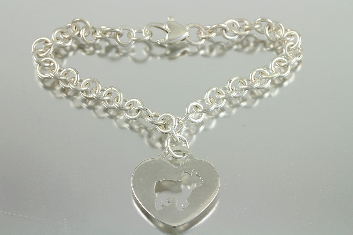 French Bulldog Linked Charm Bracelet Creative Dexterity