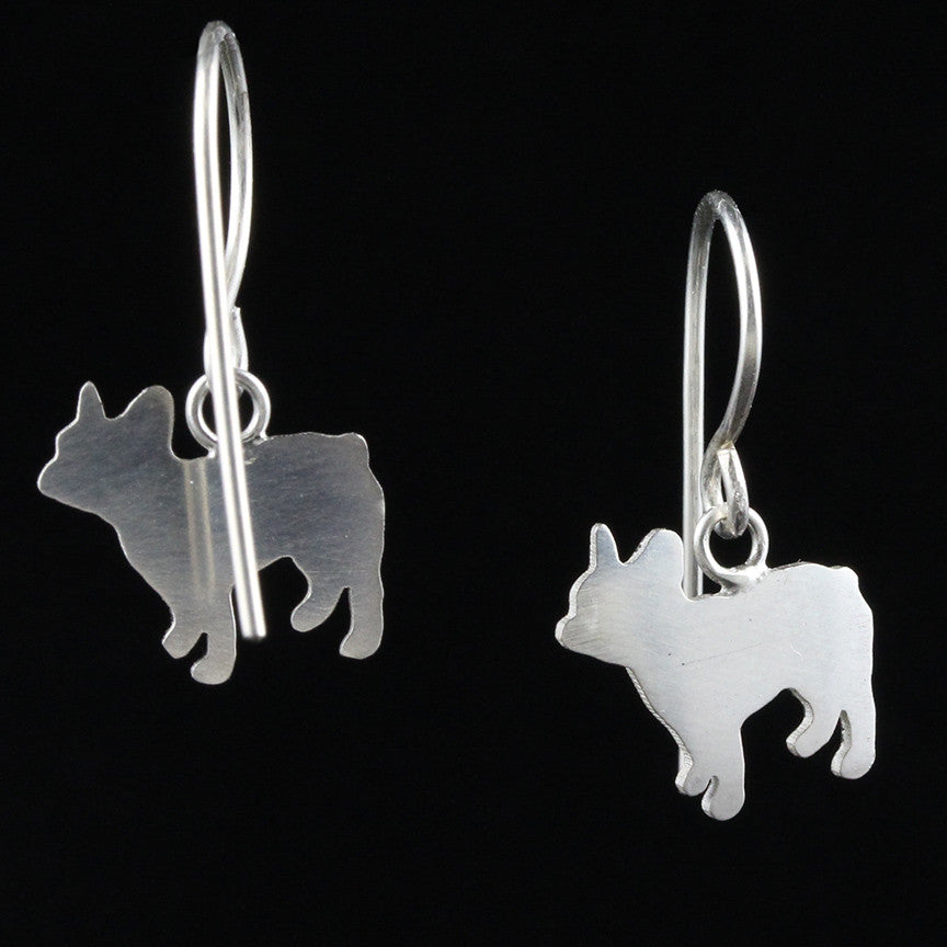 French Bulldog Dangle Earrings Creative Dexterity