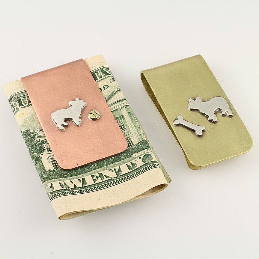 French Bulldog or Custom Dog Breed Money Clip Creative Dexterity
