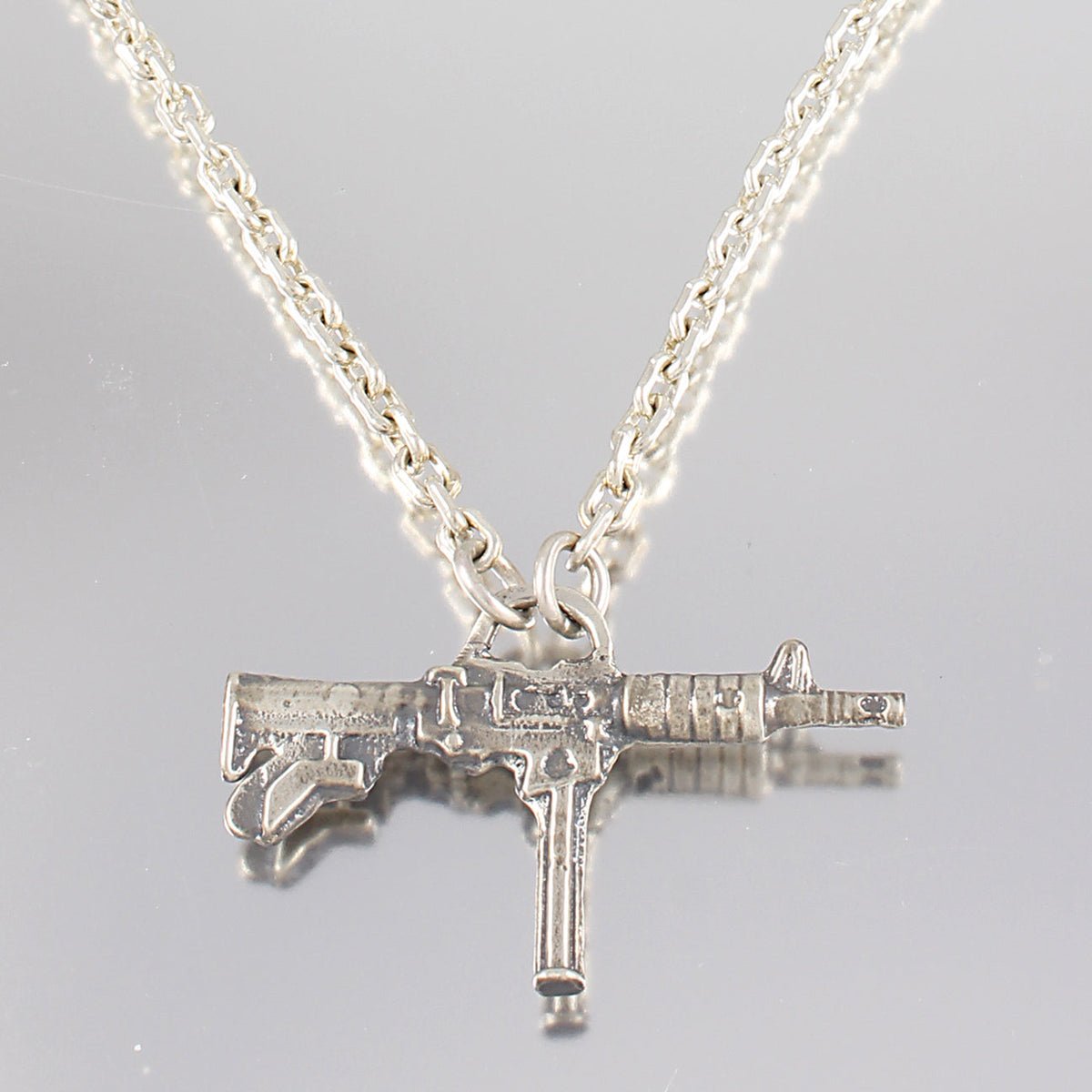 Cast Sterling Gun Pendant Creative Dexterity