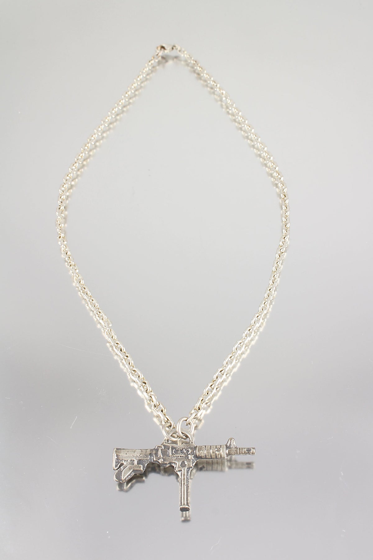 Cast Sterling Gun Pendant Creative Dexterity