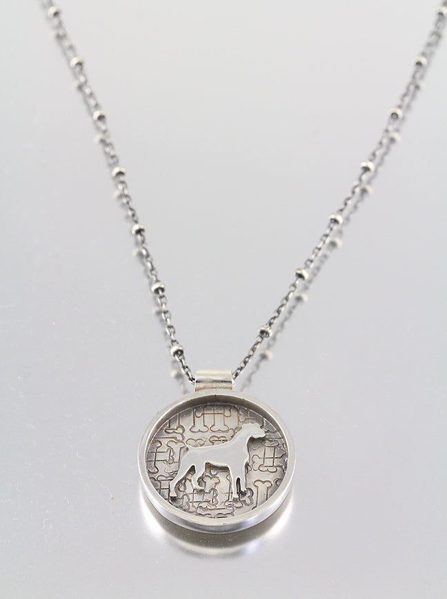 I Love My Boxer Necklace Creative Dexterity