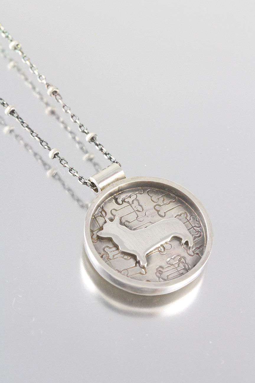 I Love My Corgi Necklace Creative Dexterity