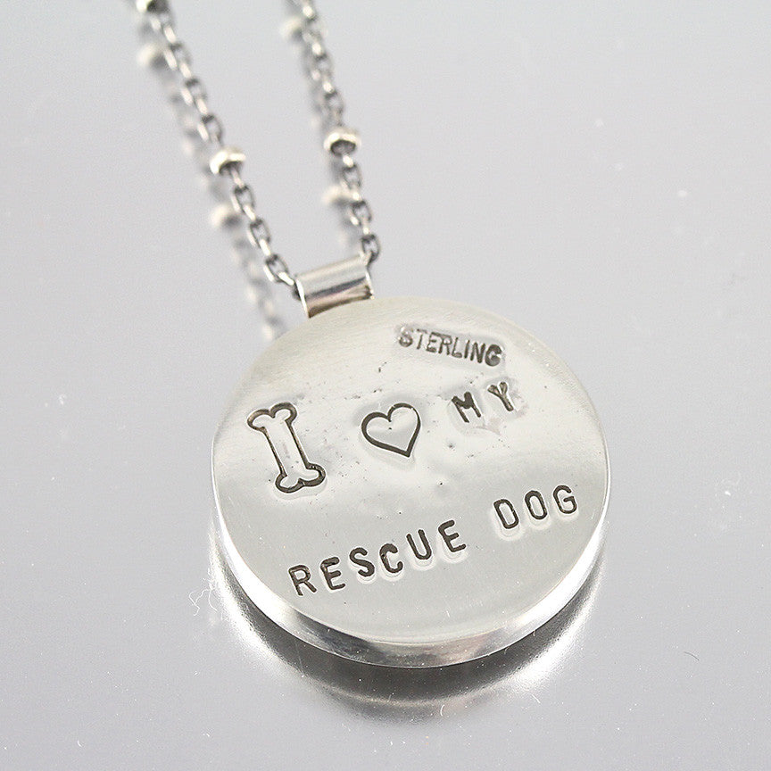 I Love My Rescue Necklace Creative Dexterity