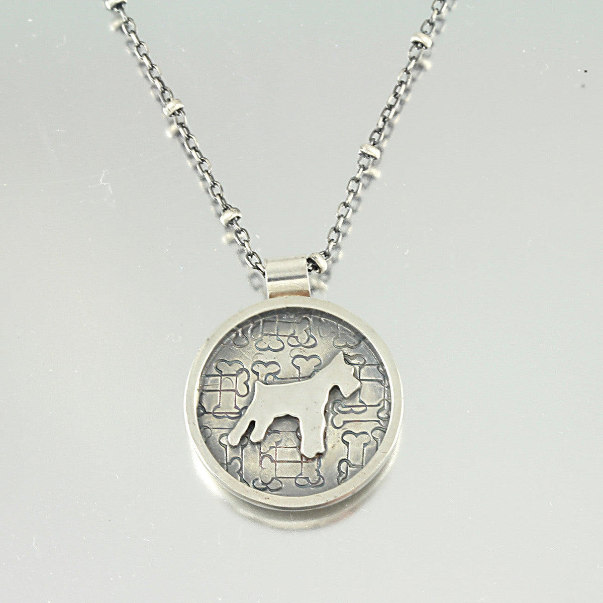 I Love My Schnauzer Necklace Creative Dexterity