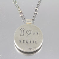 I Love My West Highland Terrier Necklace