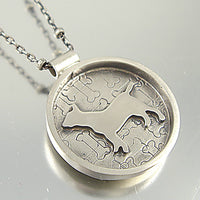 I Love My Bull Terrier Necklace