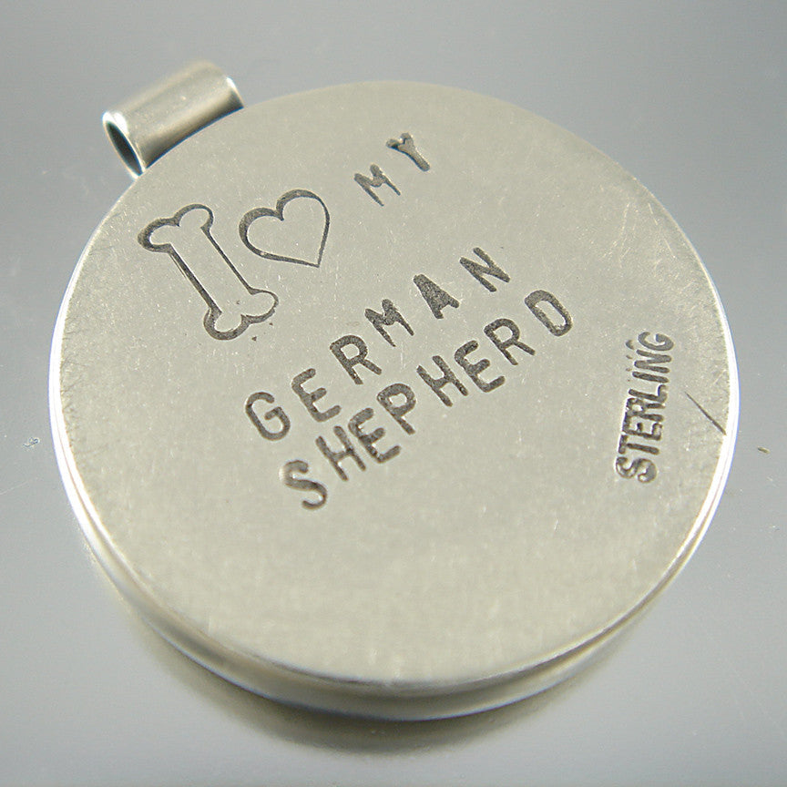 I Love My German Shepherd Necklace Creative Dexterity