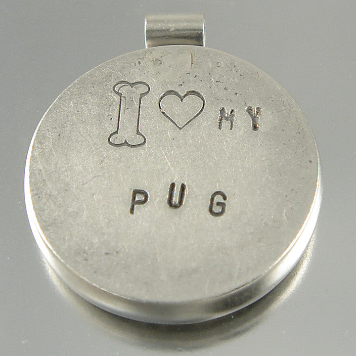 I Love My Pug Necklace