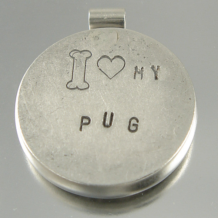 I Love My Pug Necklace Creative Dexterity