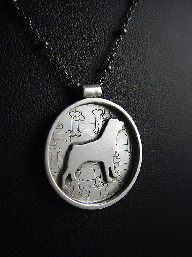 Rottweiler pendant on sale