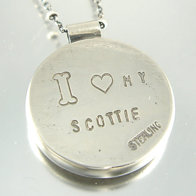 I Love My Scottish Terrier Necklace Creative Dexterity
