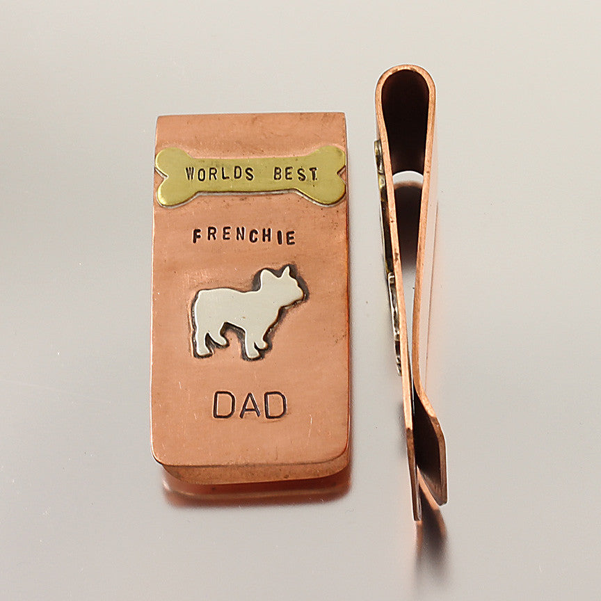 World's Best Frenchie Dad Money Clip Creative Dexterity