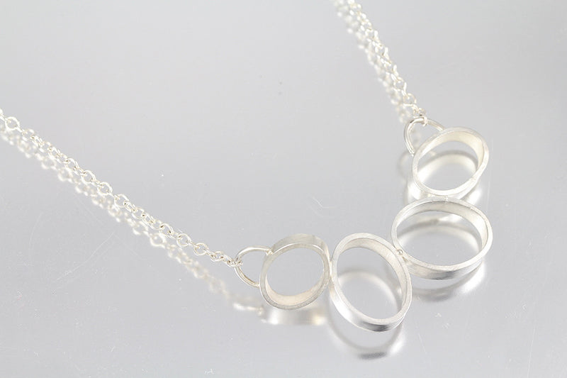 Abstract Oval Necklace