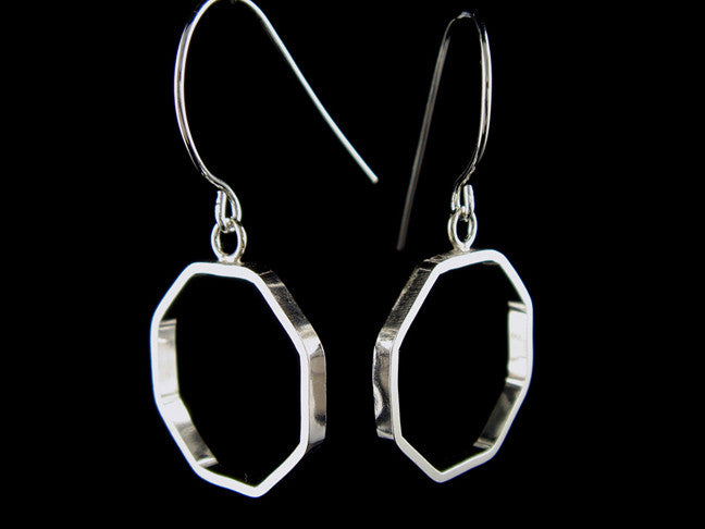 Octagon Dangle Earrings