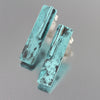 Patina: Abstract Aqua Blue 3D Studs