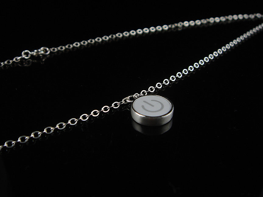 Power Standby Symbol Necklace