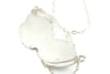 Monstera Leaf with Variscite Pendant
