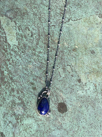 Lapis Lazuli Teardrop Pendant